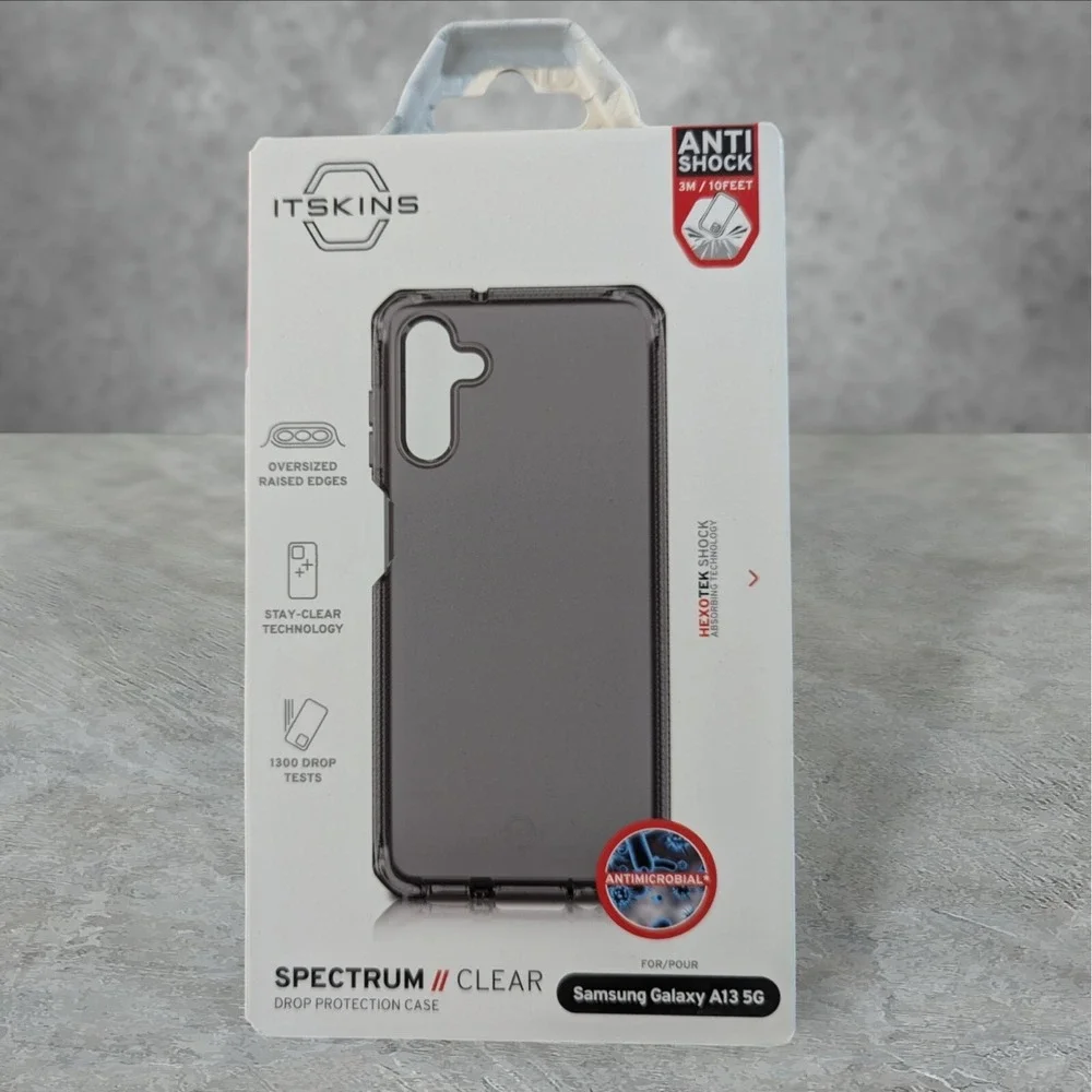 Itskins Spectrum Clear Case for Samsung Galaxy A13 5G Gray See‎ Description T3